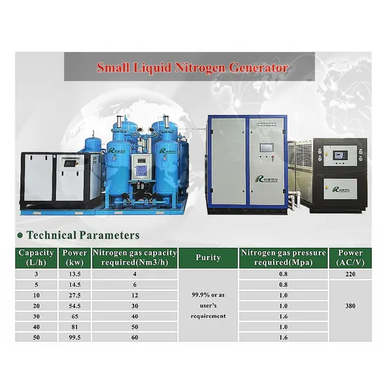Laboratory Liquid Nitrogen Generator Production Machine